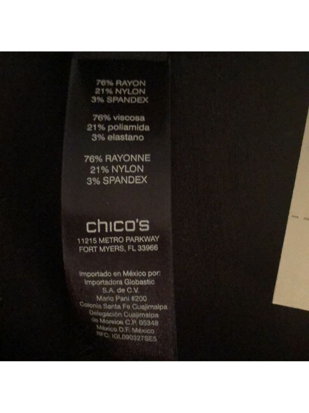 Chico's So Slimming Brigitte Black Slim Shorts Size 00 NWT Tummy Control - Picture 4 of 6